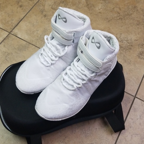black high top nfinity cheer shoes